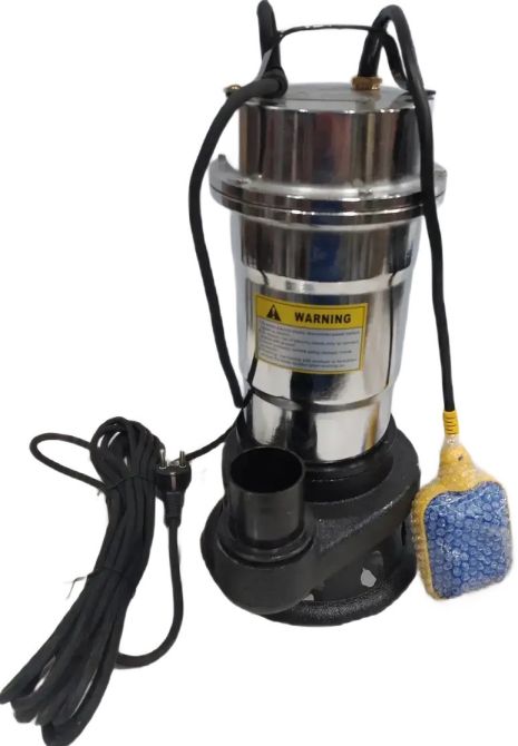 Занурювальний насос фекальний (дренажний) 2.5 кВт з подрібнювачем, Дренажно-фекальні насоси WQS 2.5 нержавейка