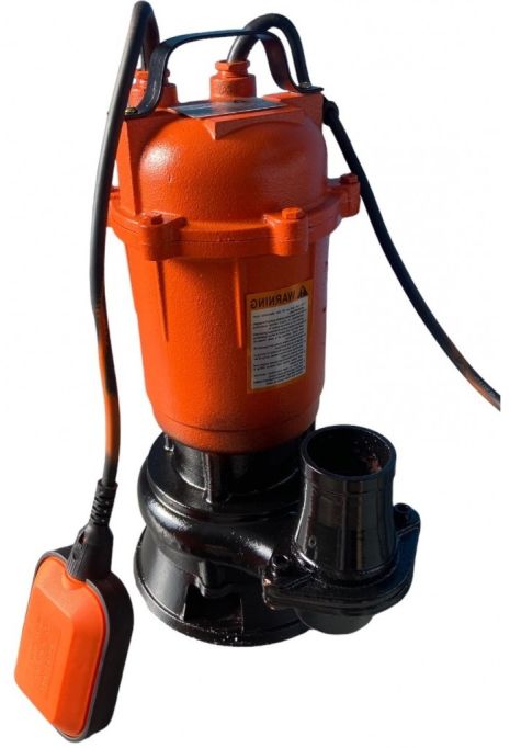 Фекальний насос погружний дренажний з подрібнювачем 1,1 кВт для вигрібних ям, брудної води Фекальний насос погружний дренажний з подрібнювачем 1,1 кВт для вигрібних ям, брудної води