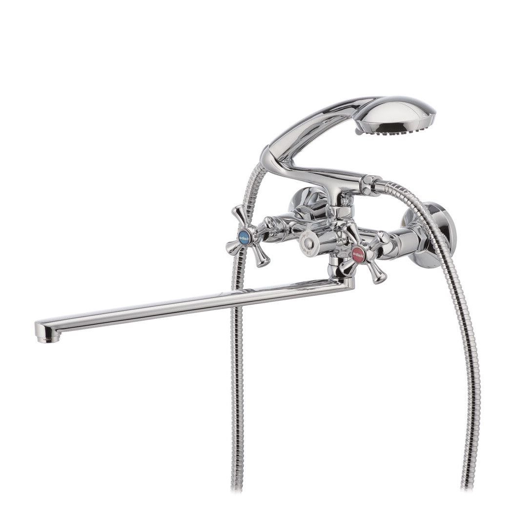 Змішувач для ванни Haiba Smes 140 HAIBA вентильний з душем хайба Змішувач для ванни Haiba Smes 140 HAIBA вентильний з душем хайба