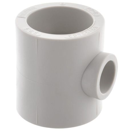 Перехідний трійник редукційний 63х40х63 поліпропілен PPR KOER