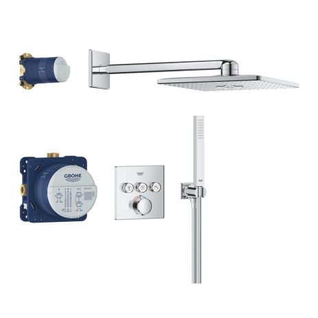 Душевая система скрытого монтажа термостатическая Grohe QuickFix Precision SmartControl Cube 34875000 Душевая система скрытого монтажа термостатическая Grohe QuickFix Precision SmartControl Cube 34875000