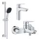 Змішувачі для ванної Grohe QuickFix Start UA202301MQ комплект Змішувачі для ванної Grohe QuickFix Start UA202301MQ комплект