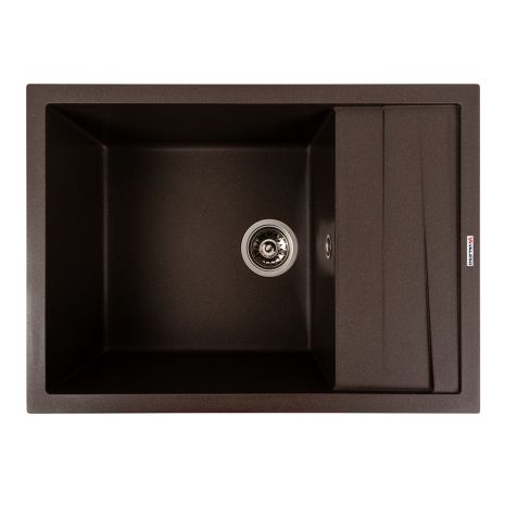 Кухонна мийка гранітна матова 7050 CASCADA VALESO Темна скеля