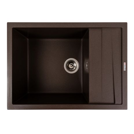 Кухонна мийка гранітна матова 7050 CASCADA VALESO Темна скеля