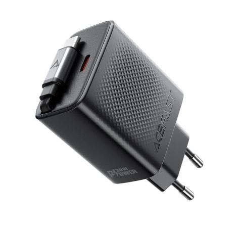AC зарядний пристрій Acefast A110 2Type-C PD30W чорний AC зарядний пристрій Acefast A110 2Type-C PD30W чорний