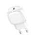 Сетевое зарядное устройство Ldnio A1206C Type-C PD 27W белое + кабель Type-С to Lightning