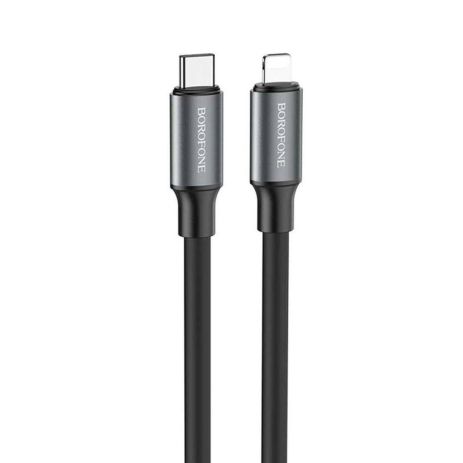 Кабель USB Borofone BX82, Type-C to Lightning, PD20W, 1m, чорний