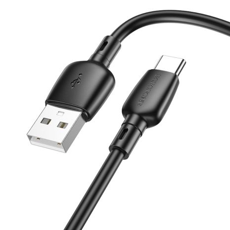 Кабель Borofone BX93 USB to Type-C PD 27W 1m черный
