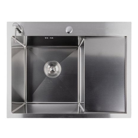 CM 65*50 L DÉCOR Мийка нержавійка Valeso Handmade (3.0/0.8)