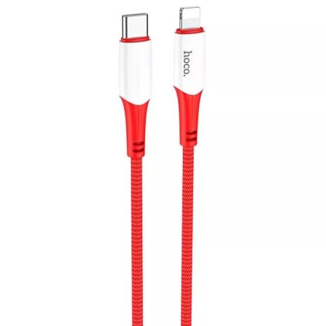 Кабель Hoco X70 Type-C to Lightning PD 1m красный