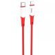Кабель Hoco X70 Type-C to Lightning PD 1m красный