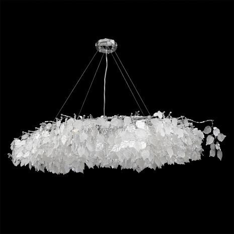 Хромированная подвесная люстра WM-7016 L1200-G9*12-108