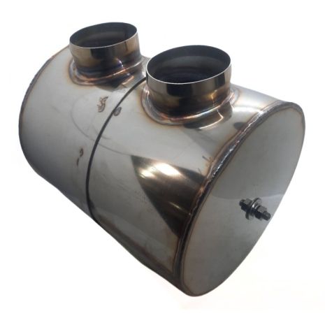 Корпус воздушного фильтра 3110110901010 GAZ, Gazelle из нержавейки - ПОЖИЗНЕННАЯ ГАРАНТИЯ, ACS (Р753)