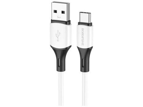 Кабель Borofone BX79 USB to Type-C 3A 1m белый