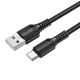 Кабель USB Borofone BX116, Type-C, 3A, 1m, Чорний