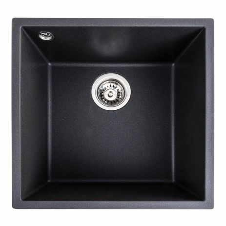 Гранитная мойка для кухни VALESO RUBA 4040 матовая Морион