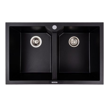 Гранітна мийка VALESO VIATRIX 7950 матова Чорна