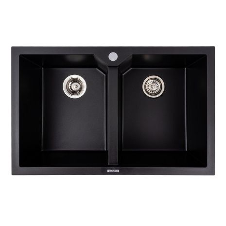 Гранитная мойка для кухни VALESO VIATRIX 7950 матовая Черная