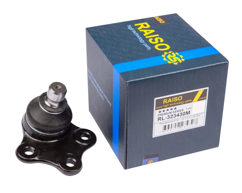 Шарова опора перед. (нижн. перед) Mazda 2/Ford Fiesta/Fusion 01-12, RAISO (RL323430M) Шарова опора перед. (нижн. перед) Mazda 2/Ford Fiesta/Fusion 01-12, RAISO (RL323430M)