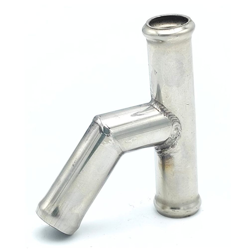 Тройник-кораблик 16x16 мм тосольный ∠45° из нержавеющей стали, ACS (Т161616А4575) Тройник-кораблик 16x16 мм тосольный ∠45° из нержавеющей стали, ACS (Т161616А4575)