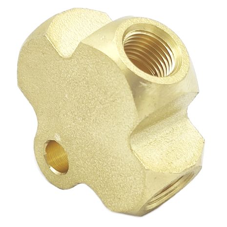 Гальмівний трійник внутріш. М10x1 мм Латунь - 5-800-126г, ACS (5800126Г)