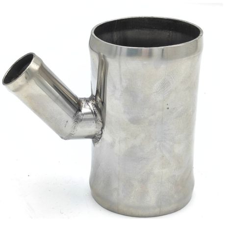 Трійник-кораблик 50x20 мм тосольний ∠45° з нержавіючої сталі, ACS (Т502050А4580) Трійник-кораблик 50x20 мм тосольний ∠45° з нержавіючої сталі, ACS (Т502050А4580)