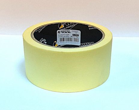 Стрічка малярська універсальна GripBond Easy 48 мм×15 м жовта MASTERTOOL 79-9904