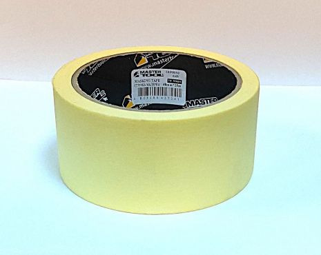Лента малярная универсальная GripBond Easy 48 мм×25 м желтая MASTERTOOL 79-9905