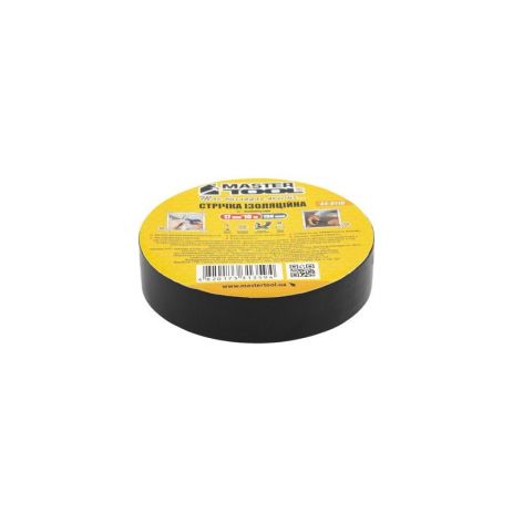 Лента изоляционная PVC 17 мм×10 м 10 шт черная MASTERTOOL (Код 44-9110)