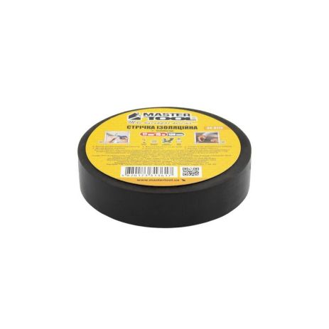 Ізоляційна стрічка PVC 17 мм×15 м, 10 шт чорна MASTERTOOL 44-9115