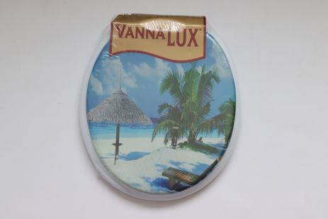 Кришка- сидіння для унітазу м'яка Vanna Lux Туреччина 330072/b36
