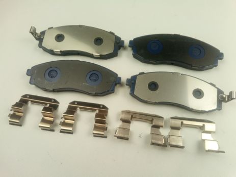 Колодки передние тормозные Hyundai: H-1 / Starex (1997–2007), H100 (196–2004) MOBIS (581014AA81) (58101-4AA81)