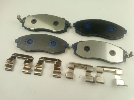 Колодки передні гальмівні Hyundai: H-1 / Starex (1997–2007), H100 (196–2004) MOBIS (581014AA81) (58101-4AA81)