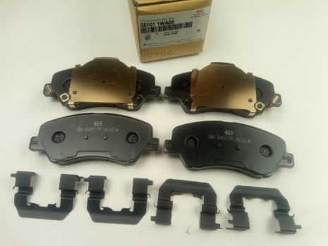 Колодки передние тормозные HYUNDAI/KIA, MOBIS (581011WA05) (58101-1WA05)