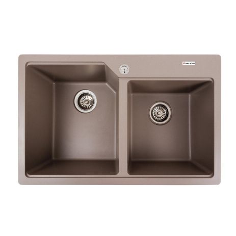 Гранітна мийка для кухні VALESO 7850 HARMONY матова Дюна