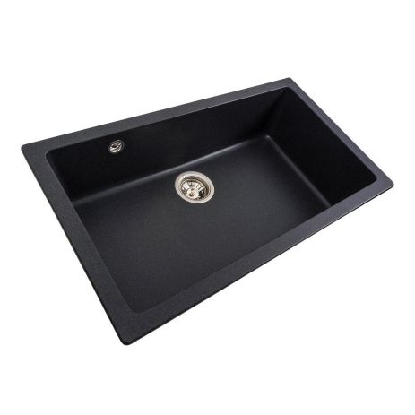 Гранітна мийка для кухні VALESO PARUANA 7945 матова Карбон