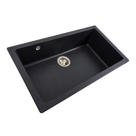 Гранітна мийка для кухні VALESO PARUANA 7945 матова Карбон