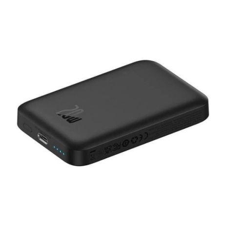 Power Bank Baseus магнитный 20000 мАч, беспроводная зарядка 15Вт, PD 20Вт (USB-C) Черный