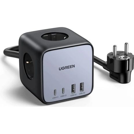 Зарядное устройство UGREEN CD268 65W DigiNest Cube (2C2A) (UGR-60113)
