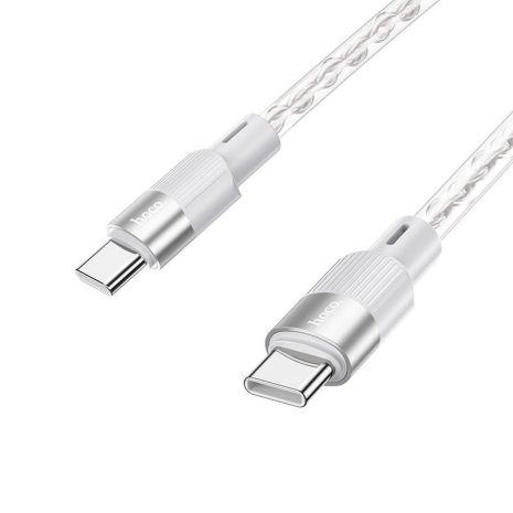 USB кабель HOCO X99 Type-C - Type-C 60W (сірий) USB кабель HOCO X99 Type-C - Type-C 60W (сірий)