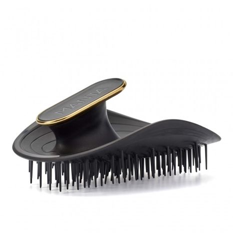 Щітка для волосся чорна MANTA Brush Black/Gold Щітка для волосся чорна MANTA Brush Black/Gold