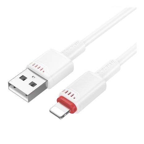 USB Borofone BX110 Lightning 2.4A Белый