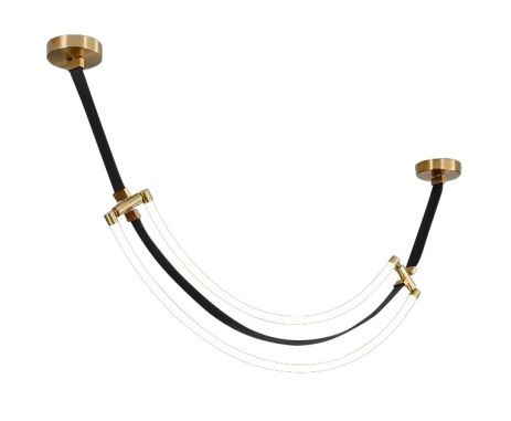 Підвісна світлодіодна люстра VALESO THD63856-1500 30W чорний