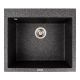 Кухонна гранітна мийка моделі 5750 DAVINA VALESO графіт Кухонна гранітна мийка моделі 5750 DAVINA VALESO графіт