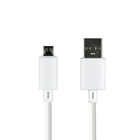 USB Hoco X88 Gratified Micro 2.4A білий