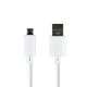 Кабель USB Hoco X88 Gratified, MicroUSB, 2.4A, 1m, Білий