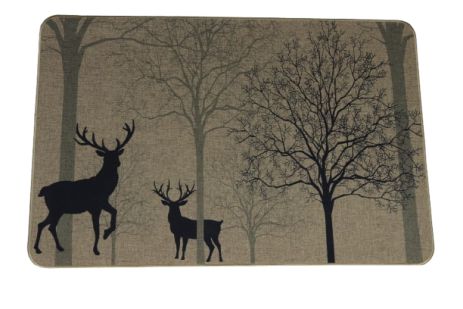 Вхідний килимок "Льон" каучук 45x75 см Deer 5392/3