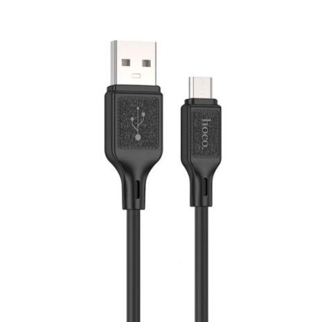 USB кабель HOCO X90 USB - MicroUSB 2.4A чорний