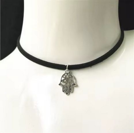 Чокер с подвеской Хамса ладонь кулон рука Фатимы амулет талисман Чокер с подвеской Хамса ладонь кулон рука Фатимы амулет талисман