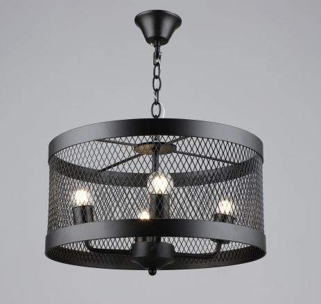 Подвесная люстра лофт Sirius B S2459/4 BK черная